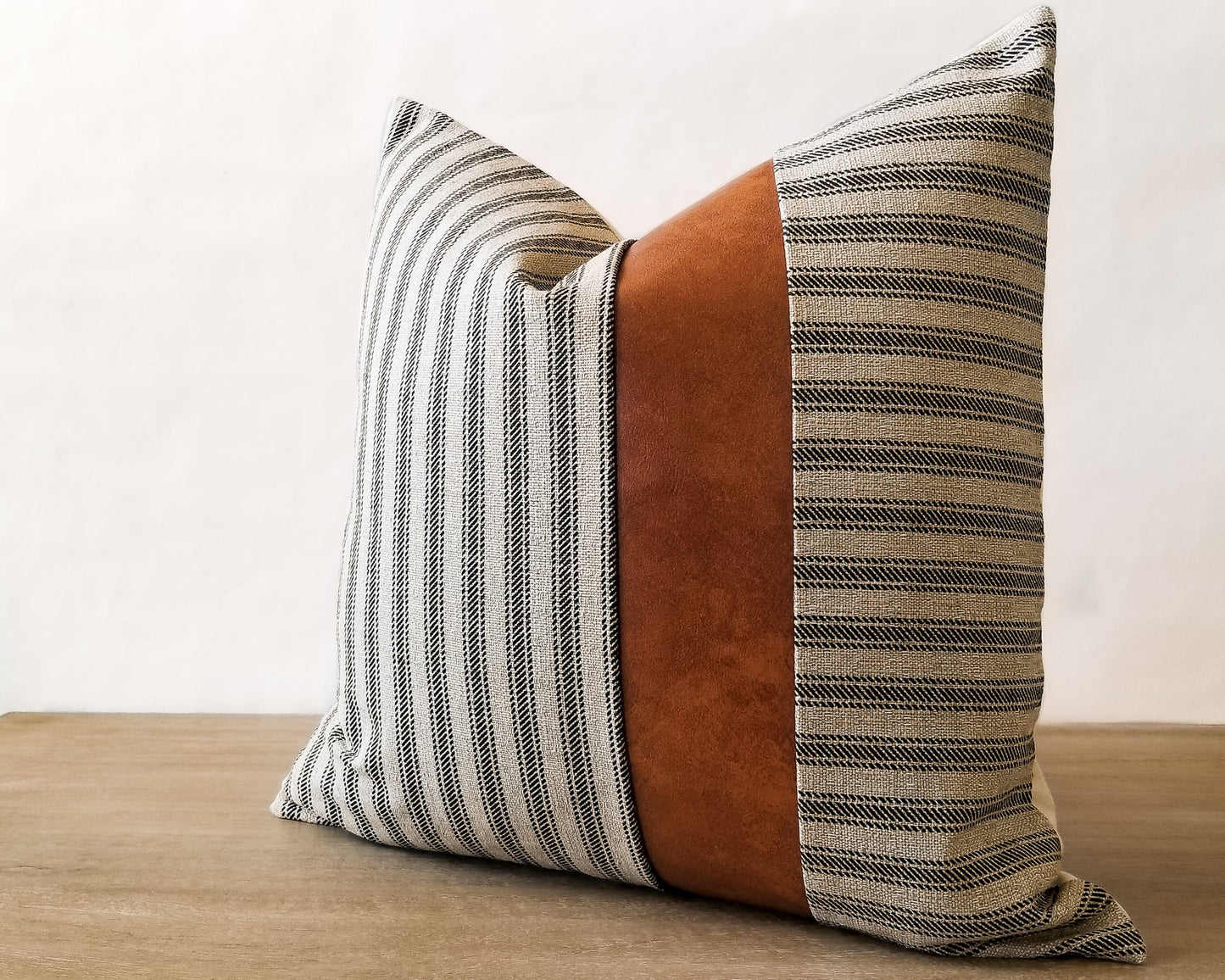 Wide Stripe DOUGLAS Throw Pillow Cover