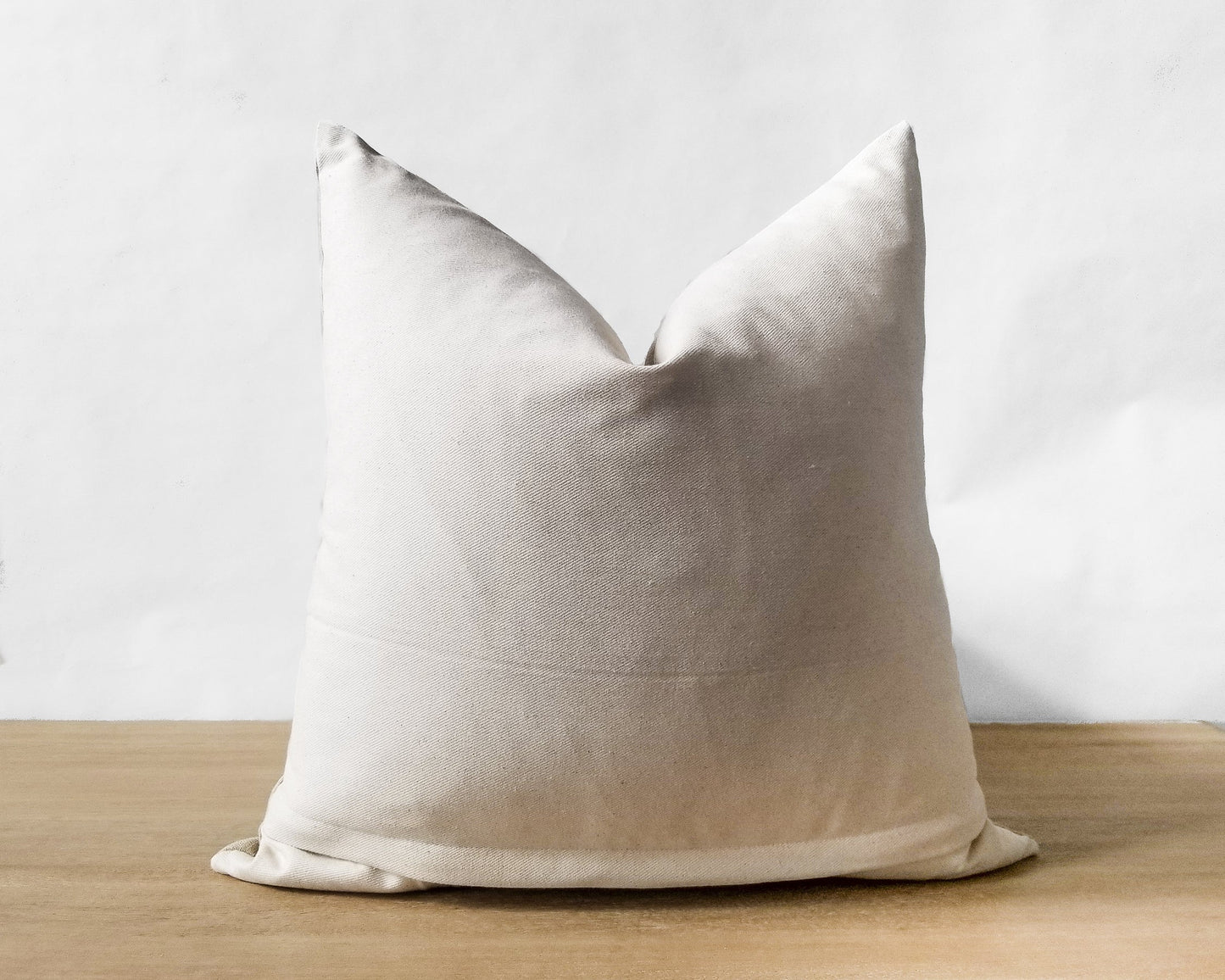 Black & Beige Linen CELINE Throw Pillow Cover
