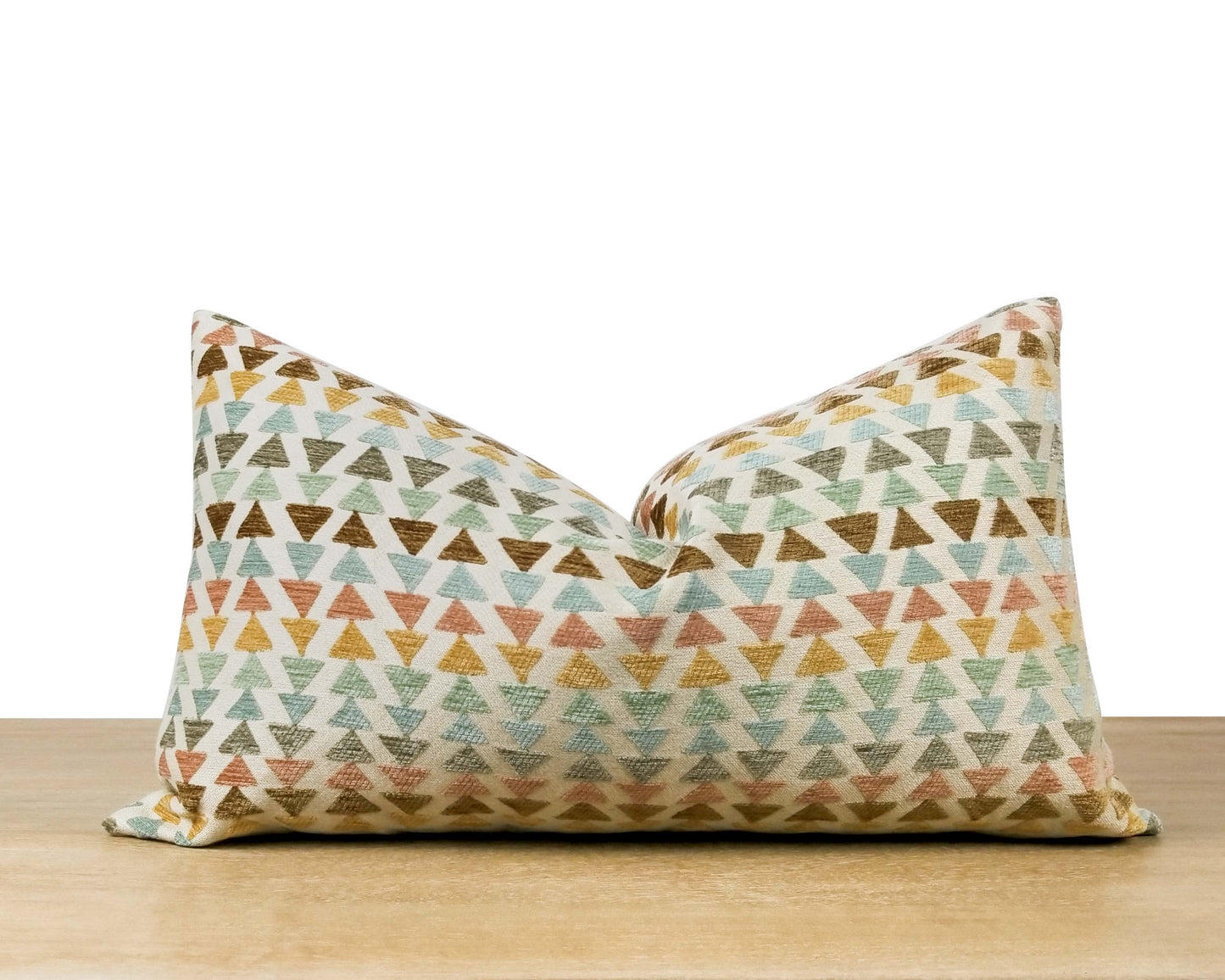 Retro Multi-color Jacqaurd Throw Pillow Cover