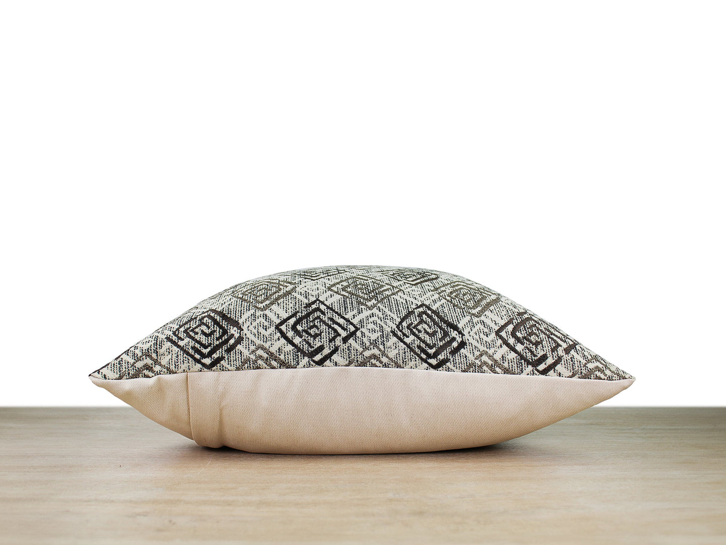 Black & Grey Multi-color Turkish Jacquard Pillow Cover