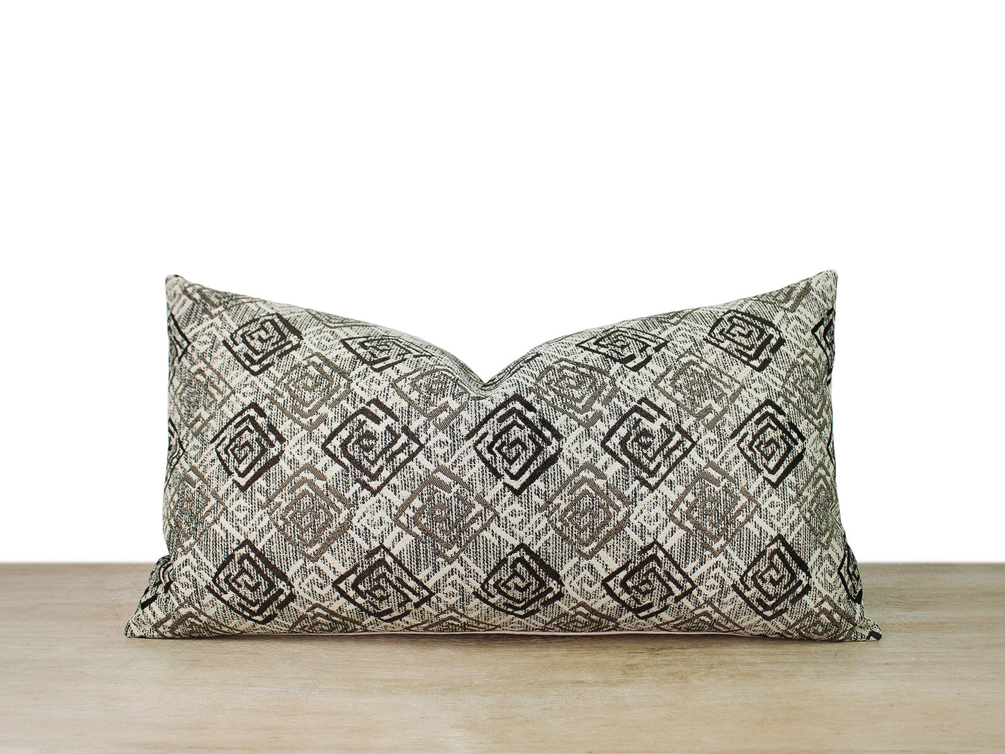 Black & Grey Multi-color Turkish Jacquard Pillow Cover