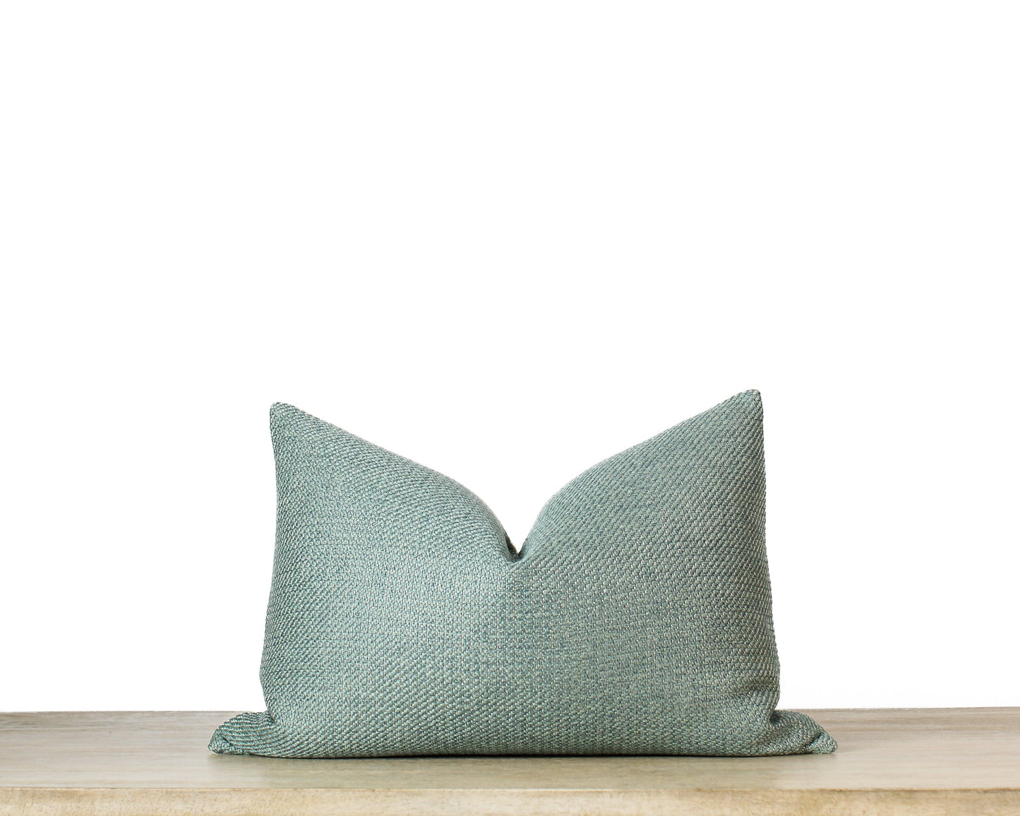 Sage Green SOLID Textured Throw Pillow Cover