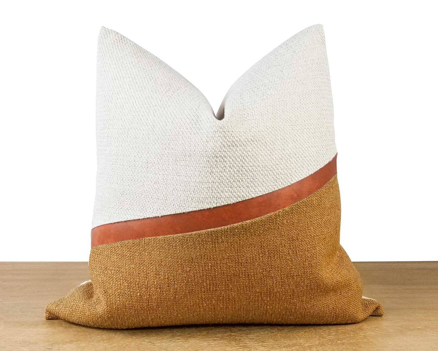 Mustard Yellow LUCCA 3 Textured Throw Pillow Cover