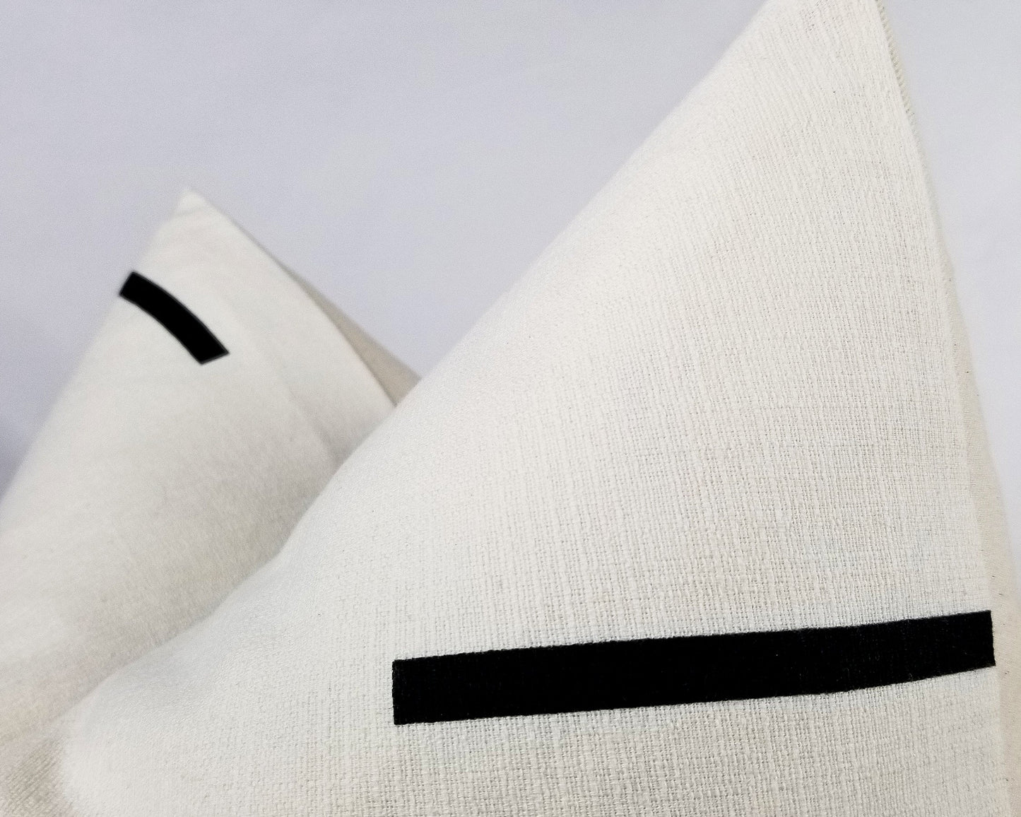 White And Black Tribal Print Throw Pillow Cover