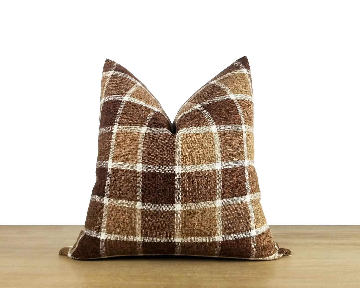 Retro Plaid Throw Pillow Cover
