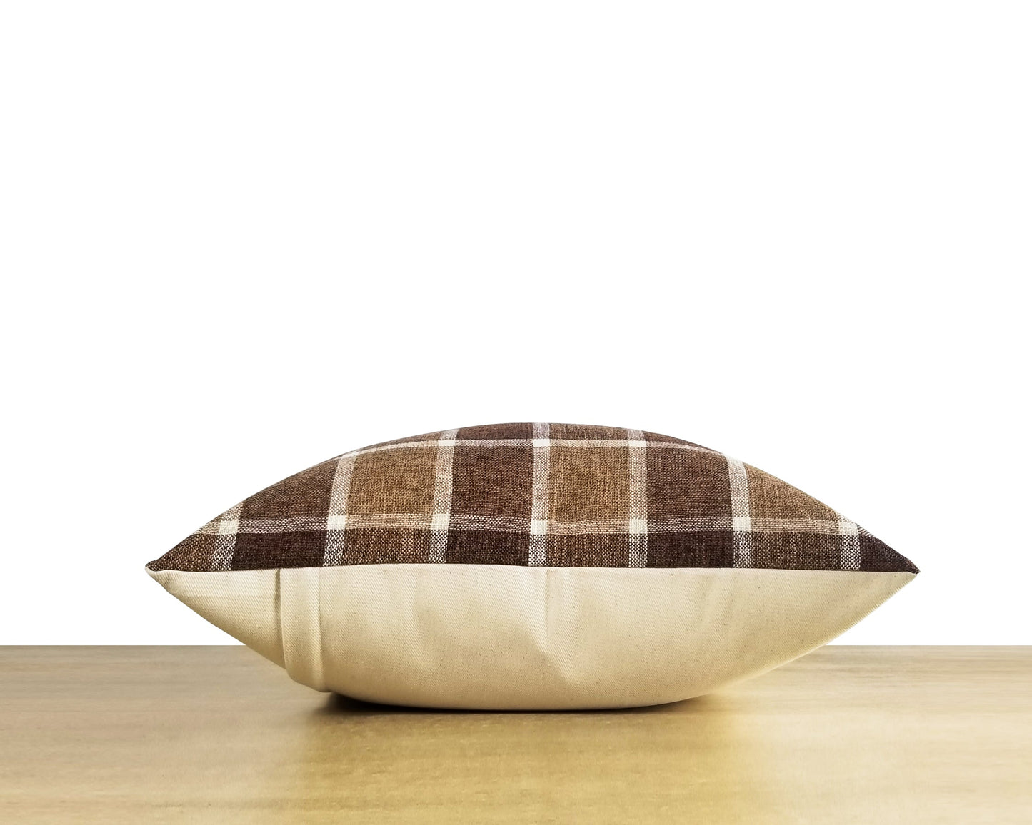 Retro Plaid Throw Pillow Cover