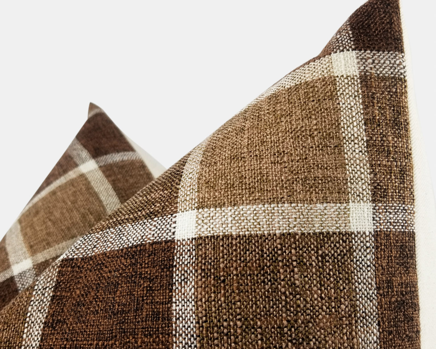 Retro Plaid Throw Pillow Cover