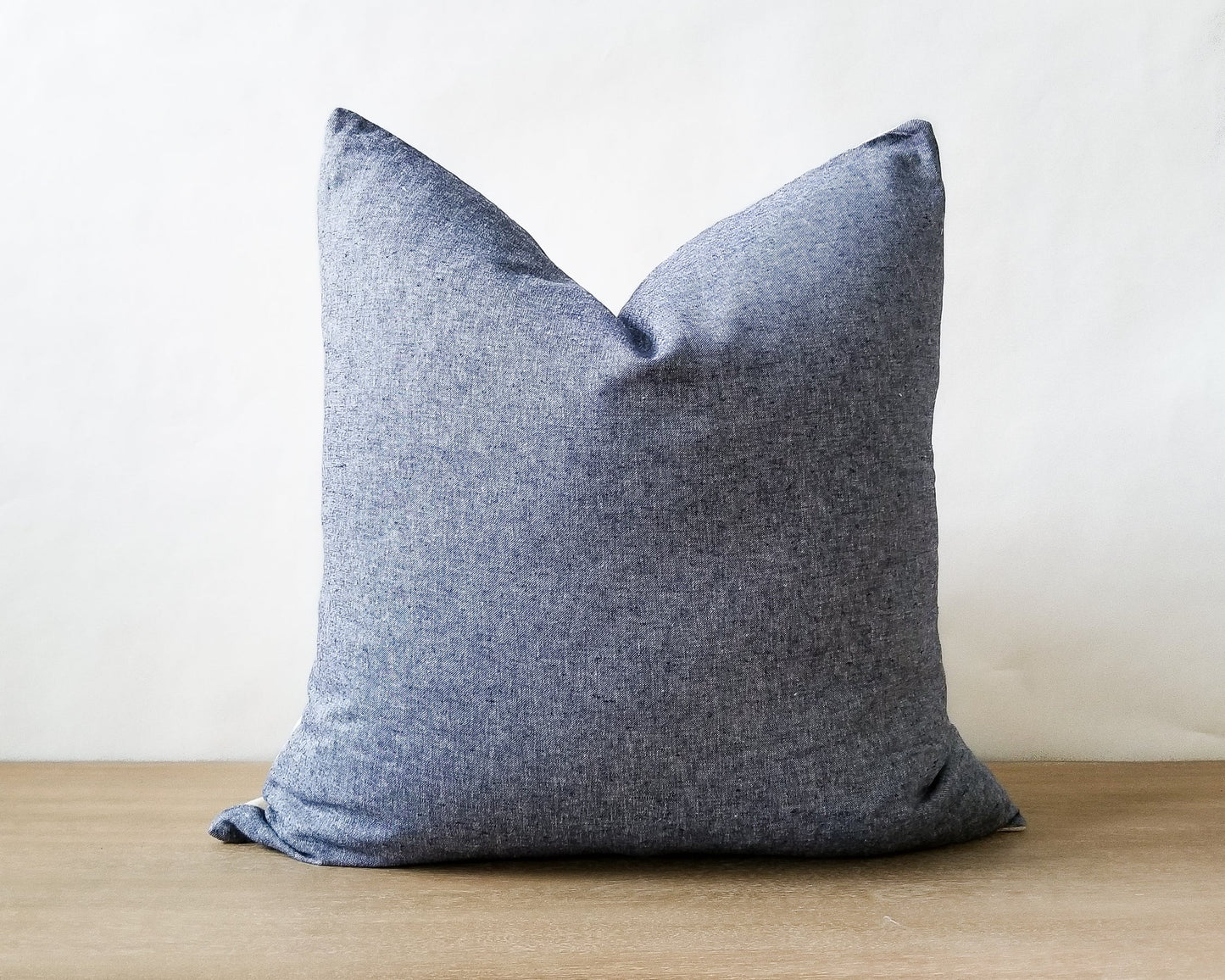Coastal Blue | Cross-Dye Linen Pillow Cover