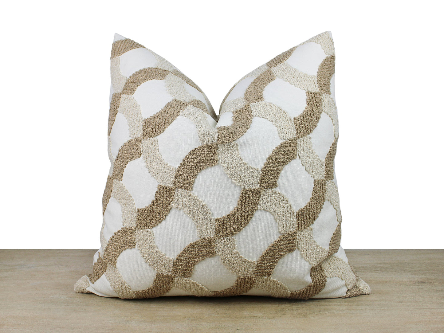 Boucle Swirl Textured Pillow Cover