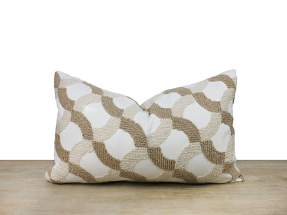 Boucle Swirl Textured Pillow Cover